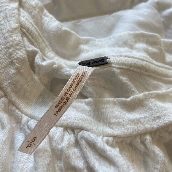 Free People Right On Time White Tunic Small - Picture 3 of 6